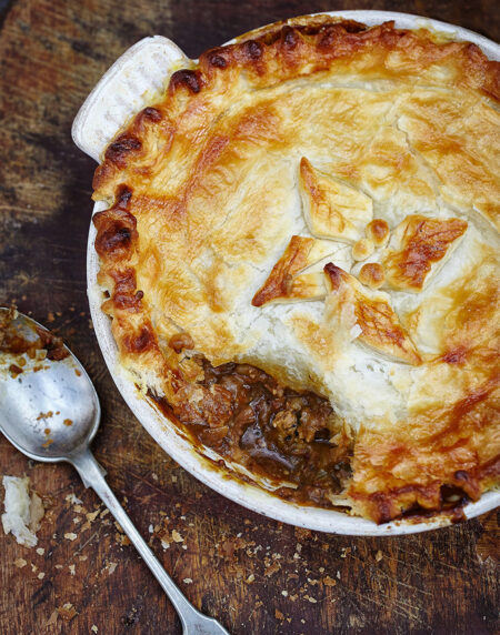 Beef Guinness Smoked Oyster Pie
