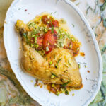 Roast Chicken and Green Feta Sauce Recipe