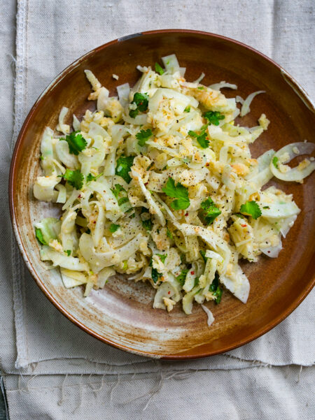 Fennel Celery Apple and Coriander Salad Recipe