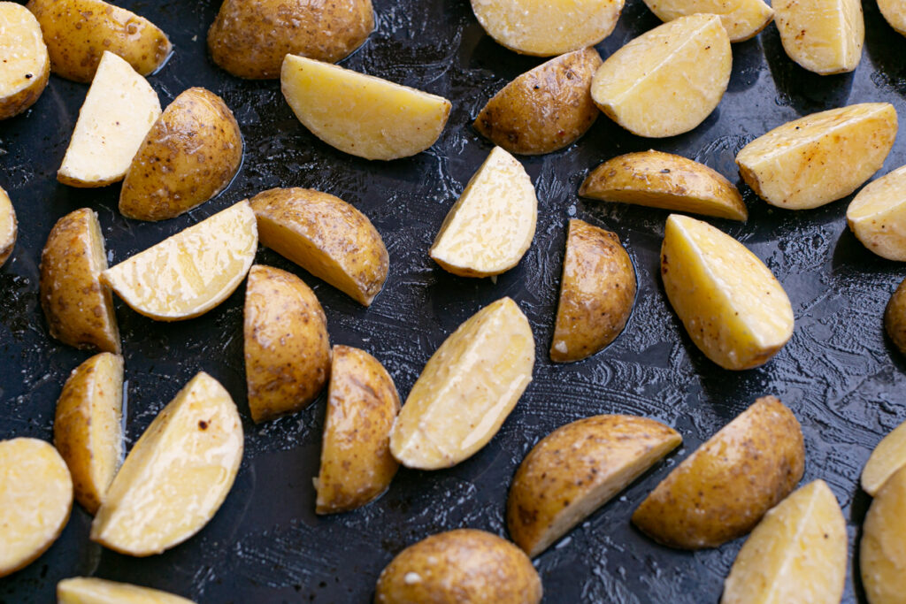 Crispy Dipped Potato Wedges Recipe