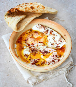 Poached Eggs in Sumac Chilli Butter