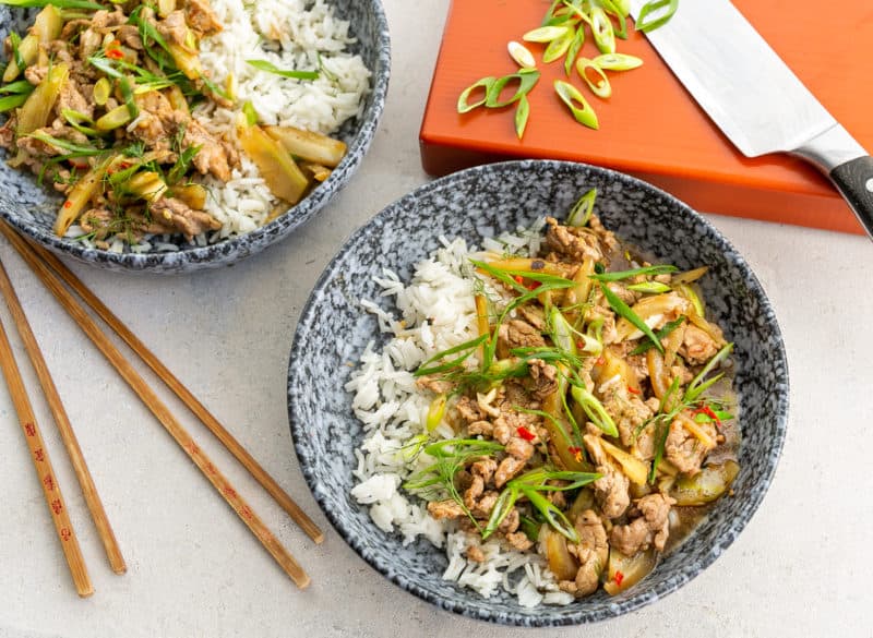 Pork and Fennel StirFry Fragrant stirfry for any night of the week