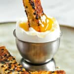 Soft Boiled Egg with Parmesan Crusted Soldiers