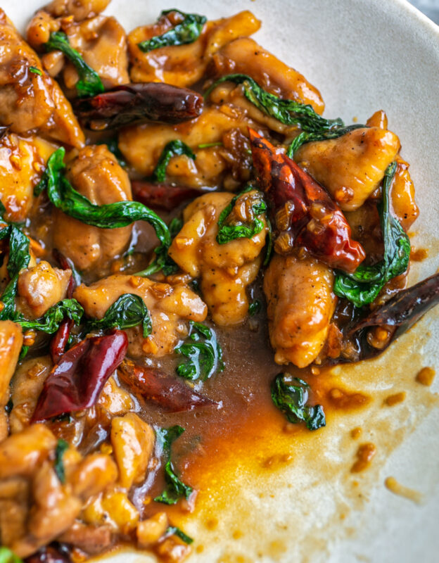 Basil Chicken Stir-Fry - Popular Thai Recipe