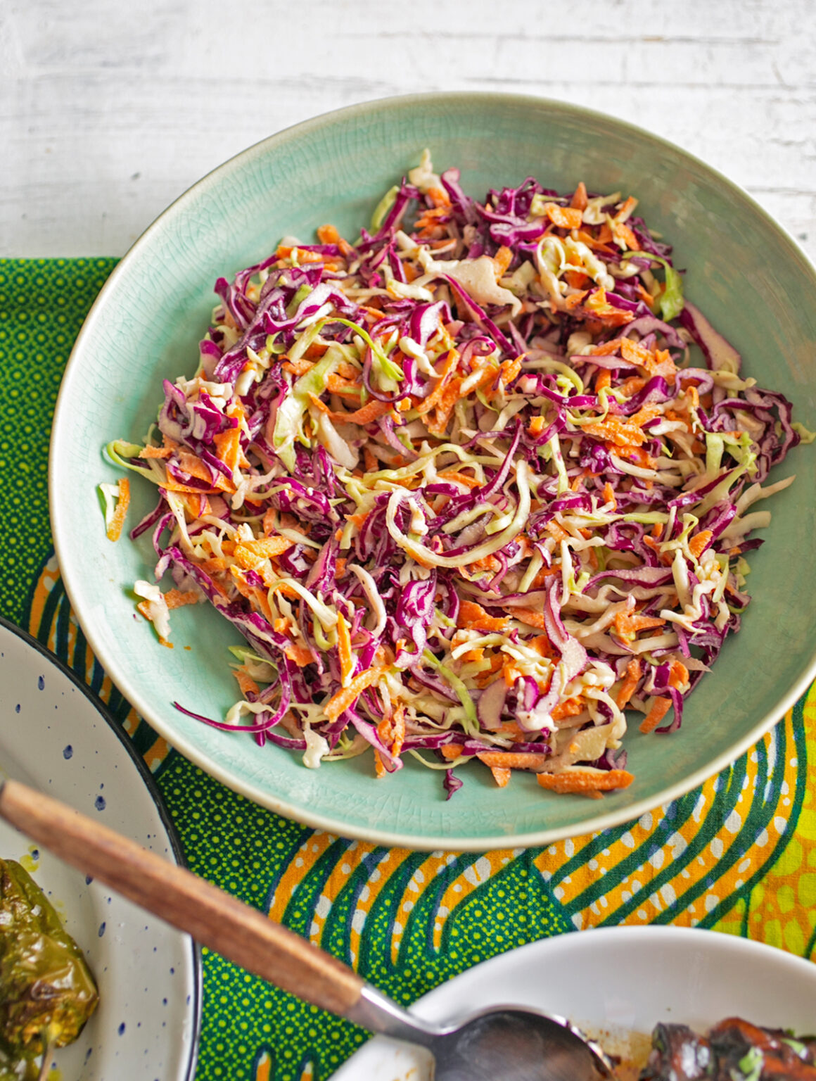 Trinidad Coleslaw Recipe - Crunchy, tangy and a little sweet