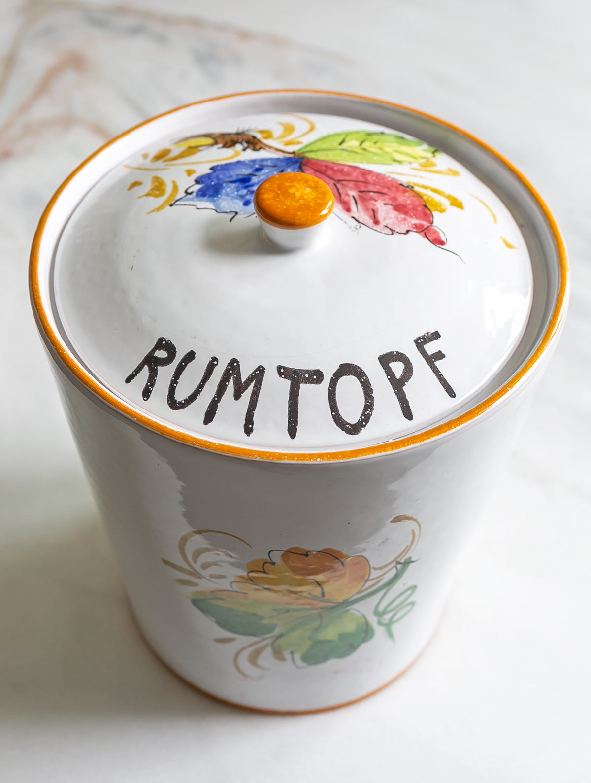 Traditional German Rumtopf Pot