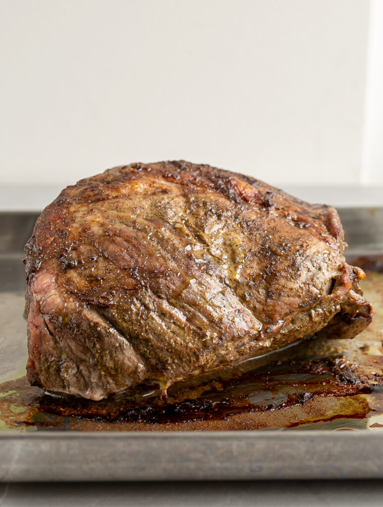 Pork Shoulder Roast on an oven tray